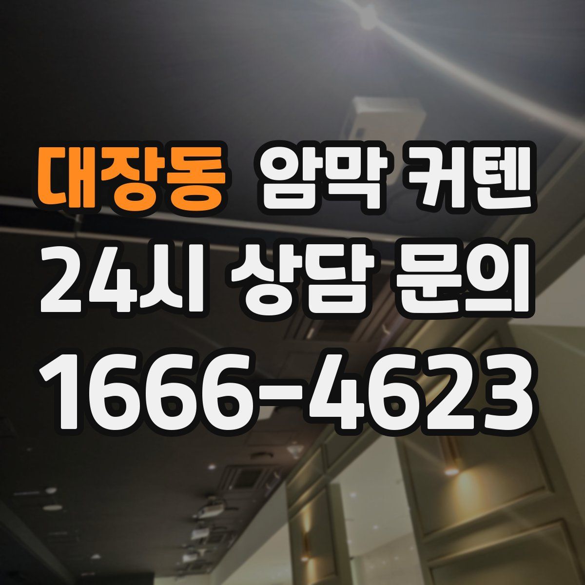대장동 암막 커텐