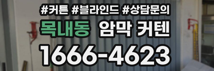 목내동 암막 커텐