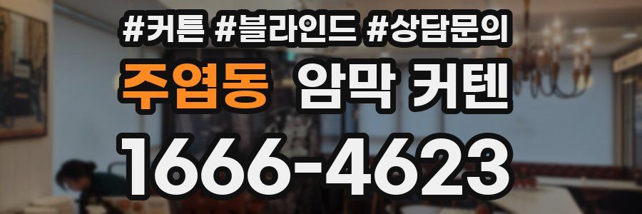 주엽동 암막 커텐