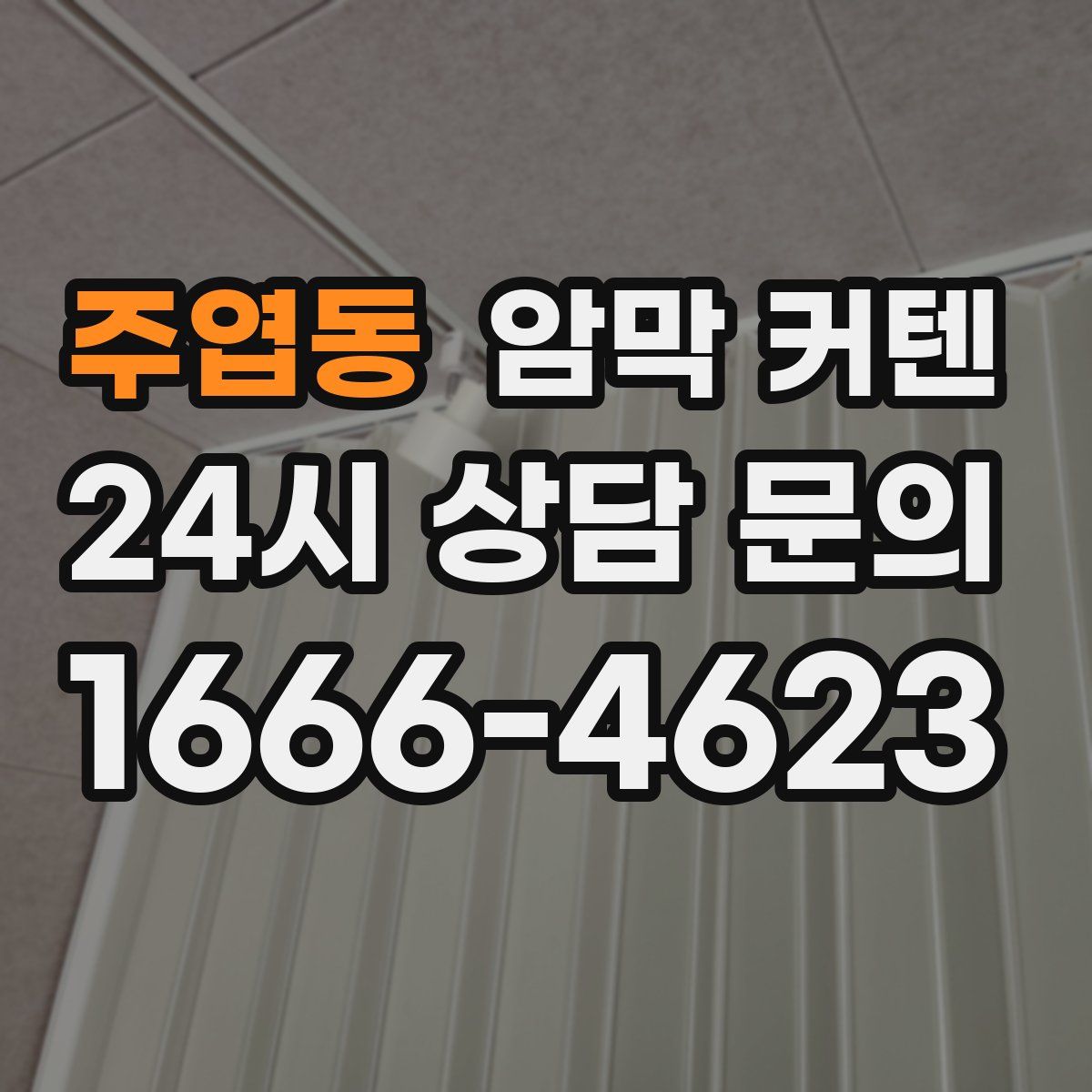 주엽동 암막 커텐