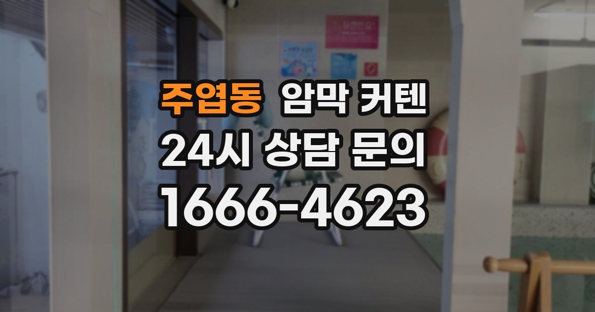 주엽동 암막 커텐