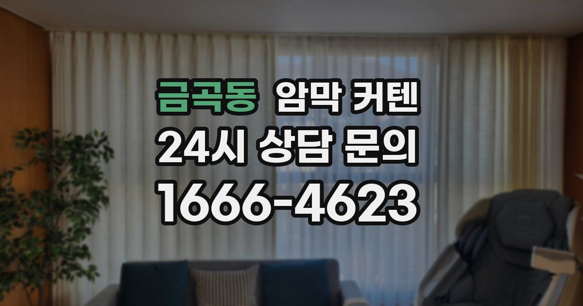 금곡동 암막 커텐