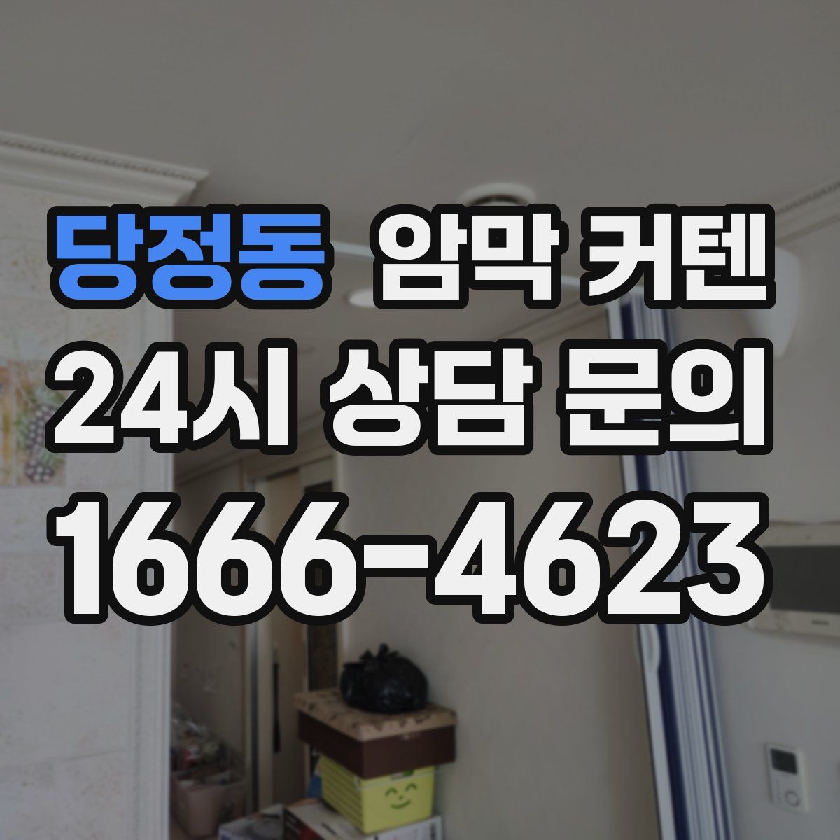당정동 암막 커텐