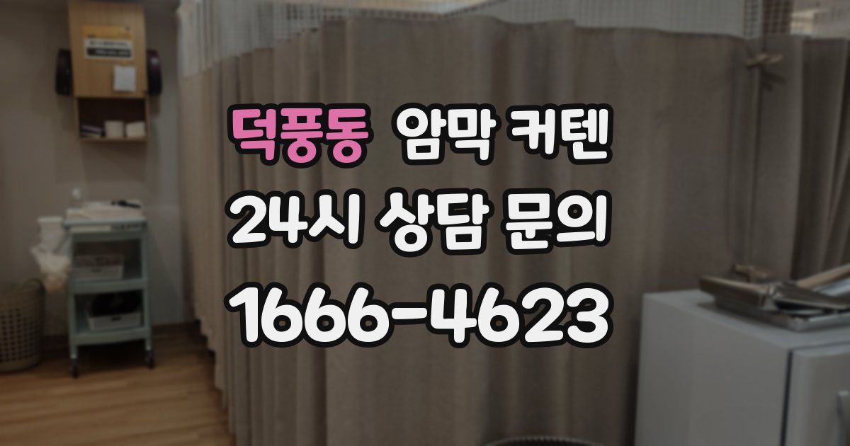덕풍동 암막 커텐