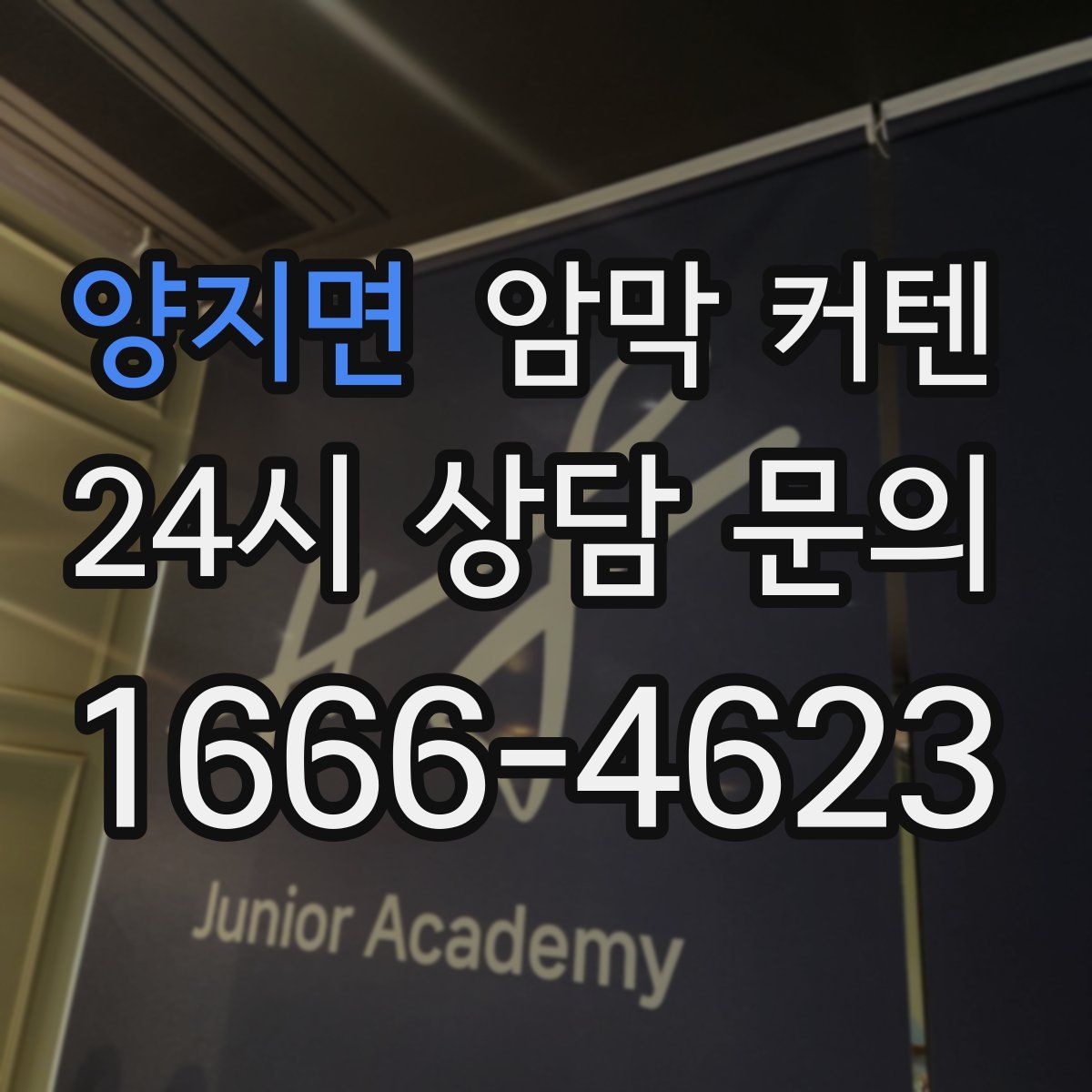 양지면 암막 커텐