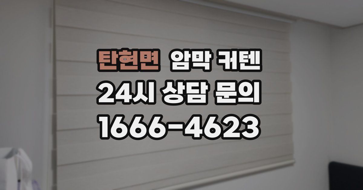 탄현면 암막 커텐
