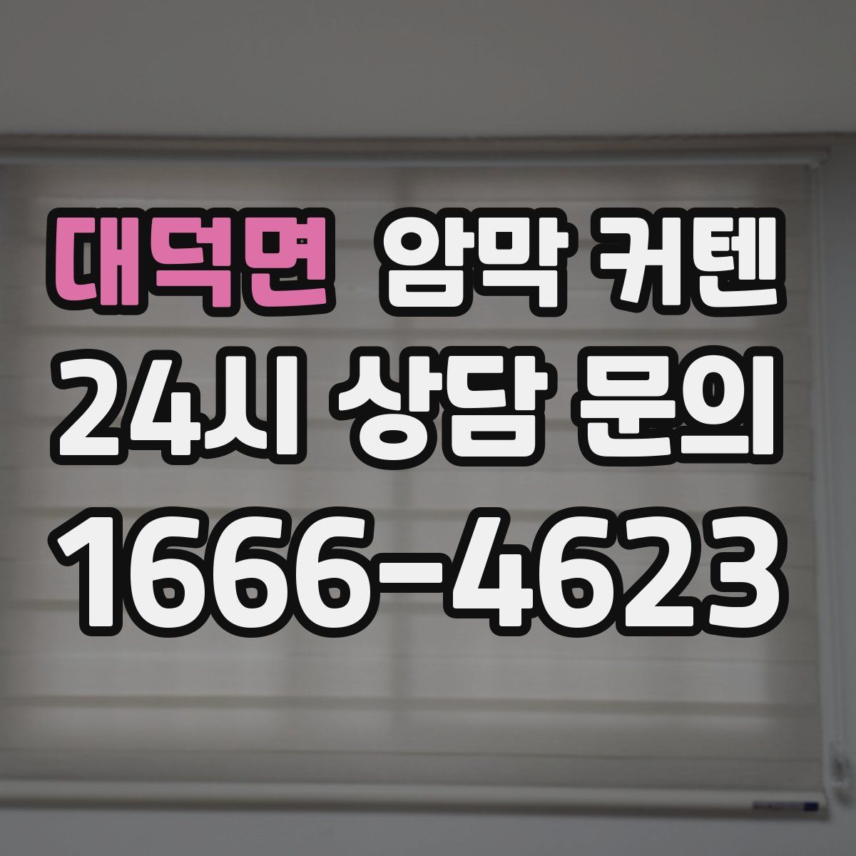 대덕면 암막 커텐