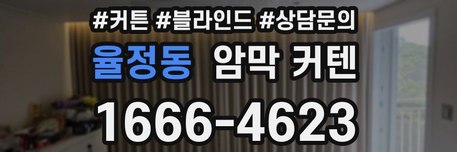 율정동 암막 커텐
