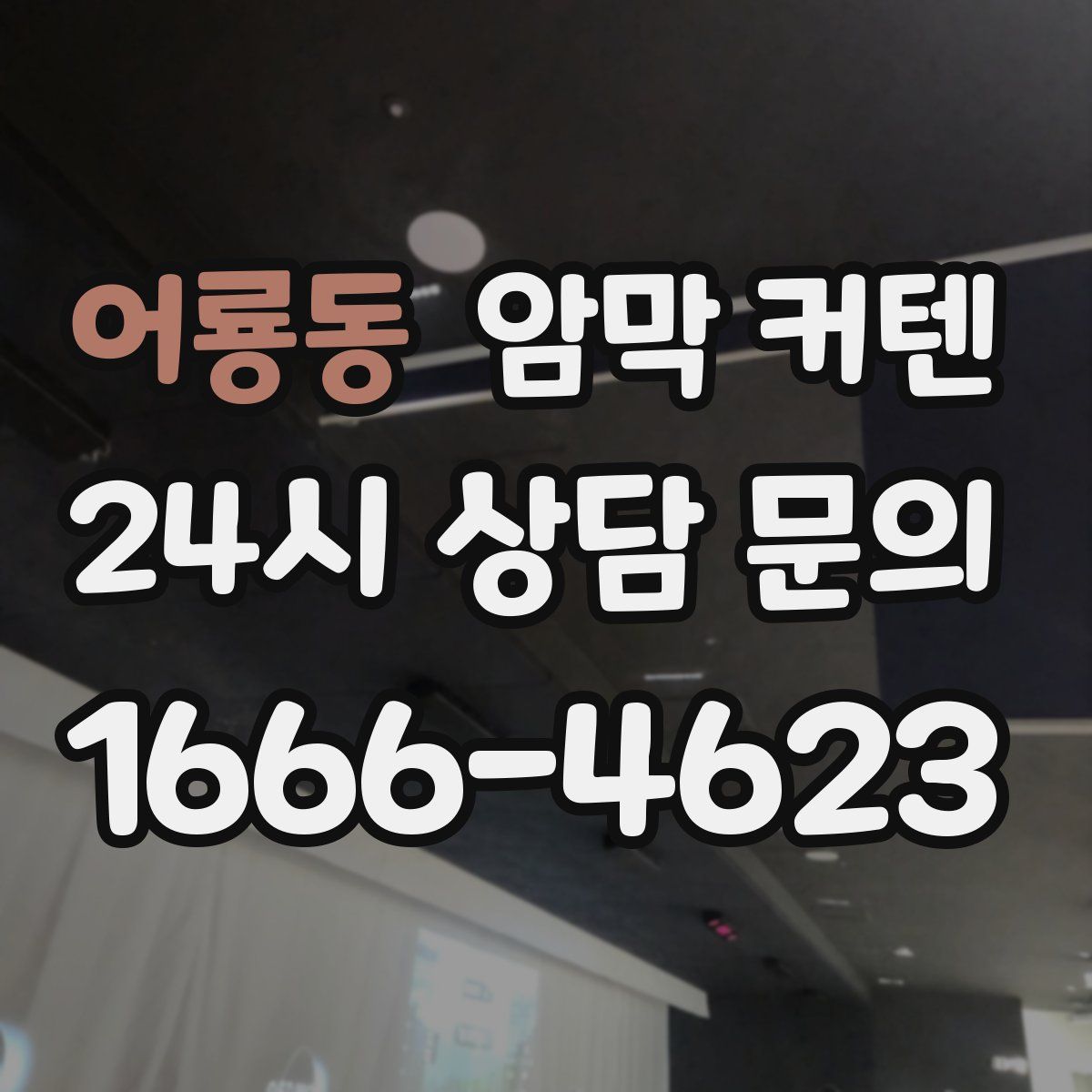 어룡동 암막 커텐