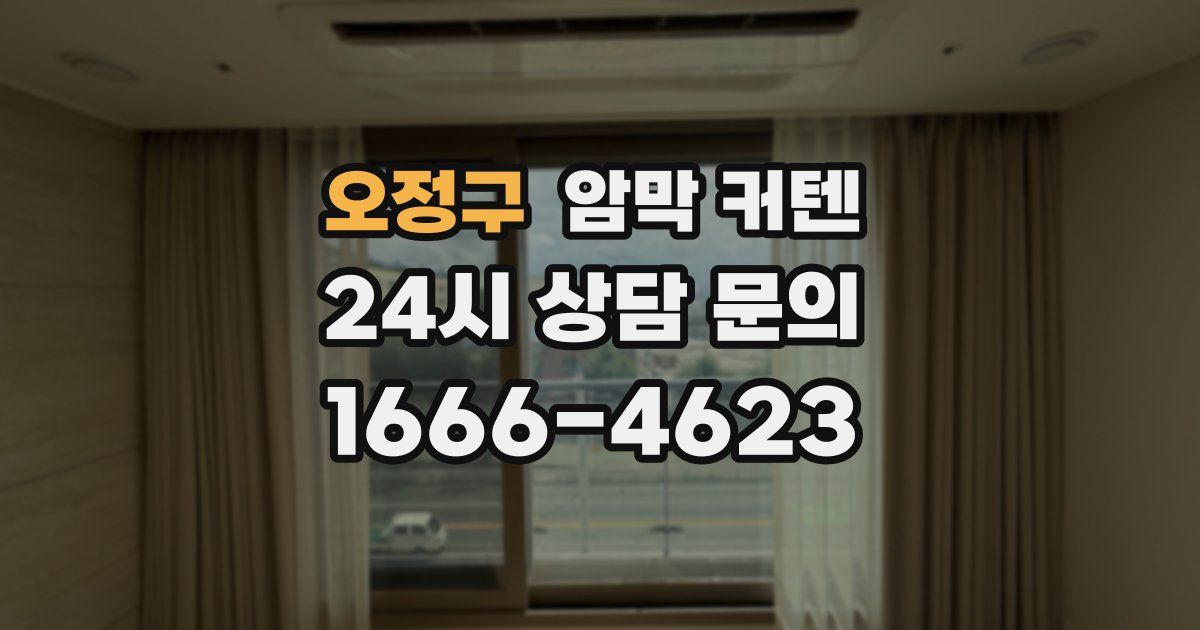 오정구 암막 커텐