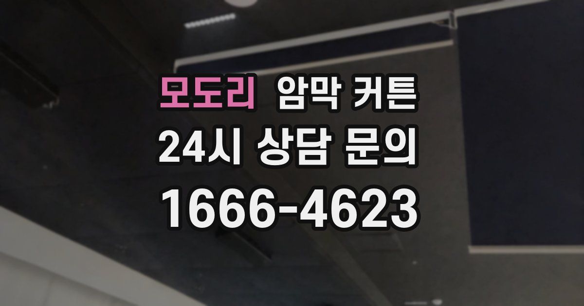 모도리 암막 커튼