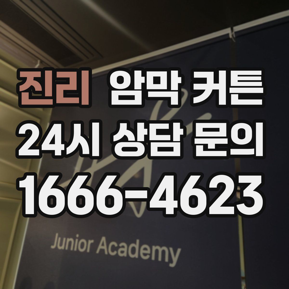 진리 암막 커튼