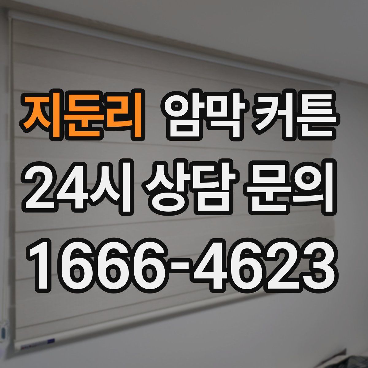 지둔리 암막 커튼