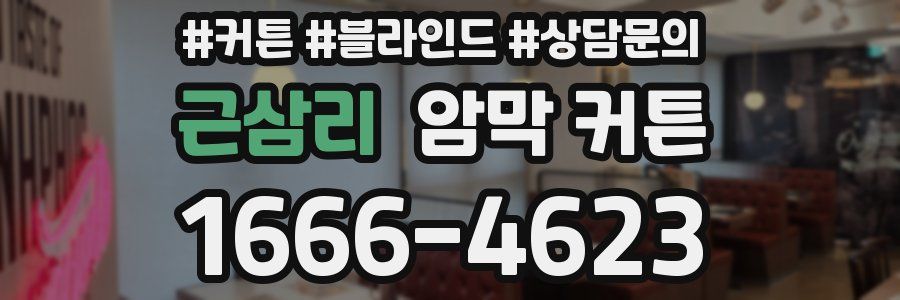 근삼리 암막 커튼