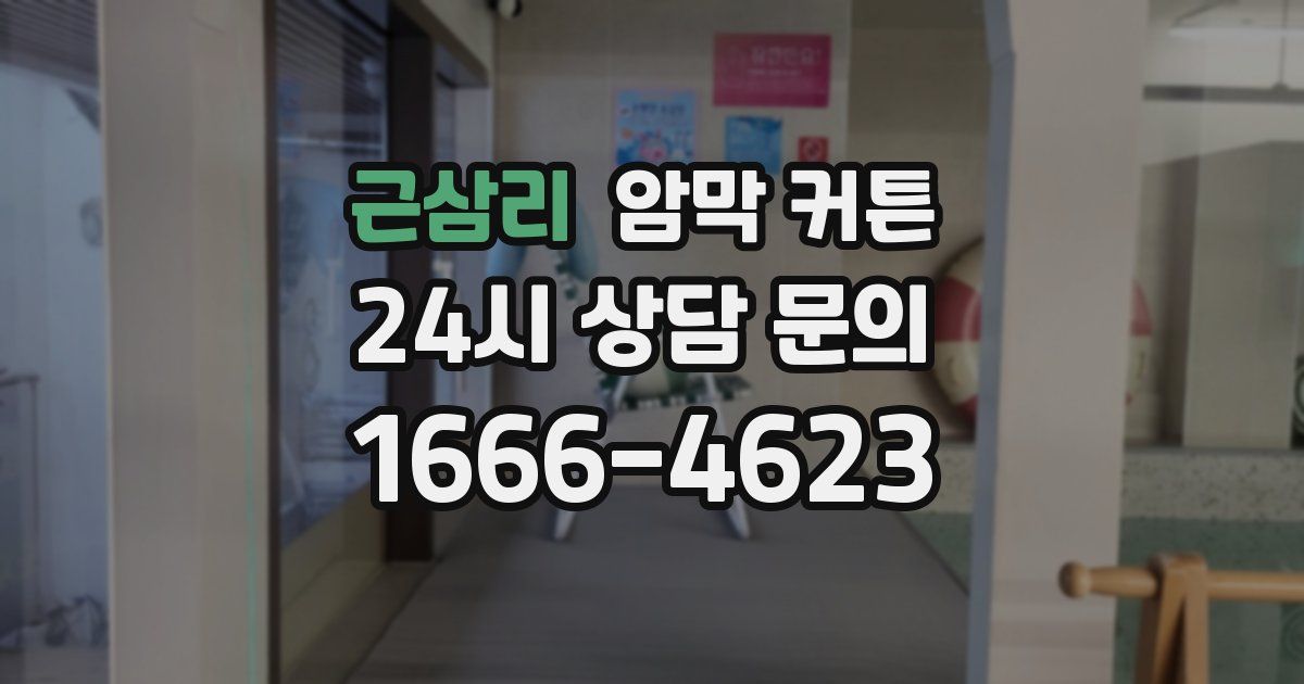 근삼리 암막 커튼