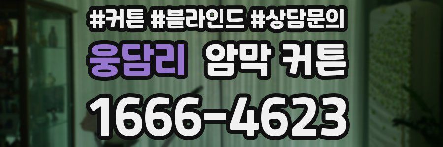 웅담리 암막 커튼