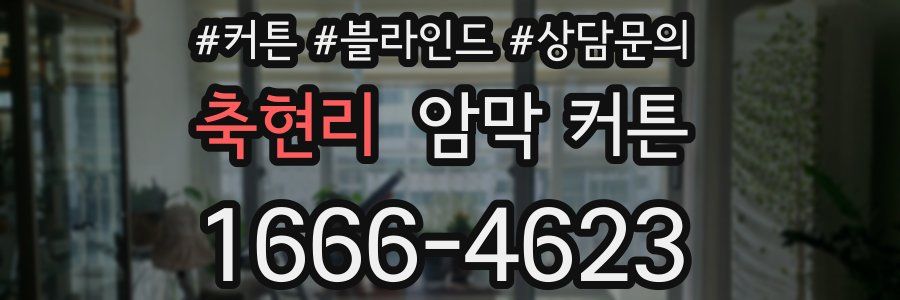 축현리 암막 커튼