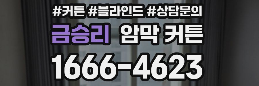 금승리 암막 커튼