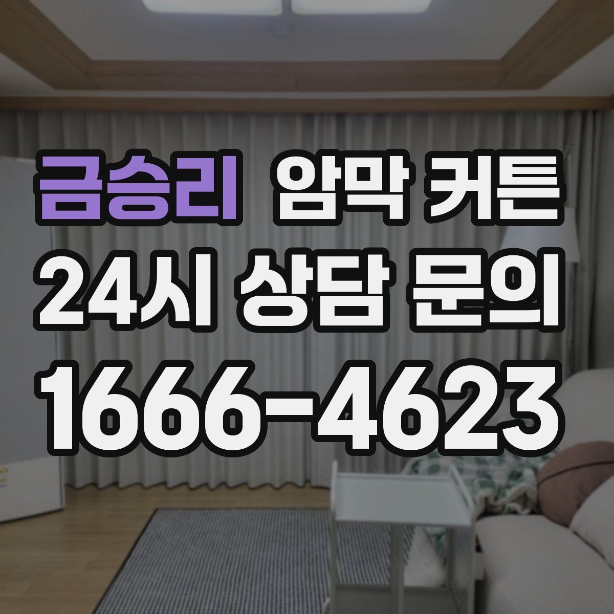 금승리 암막 커튼