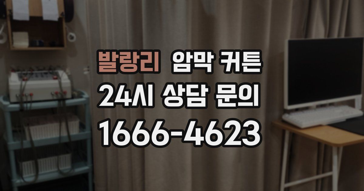 발랑리 암막 커튼