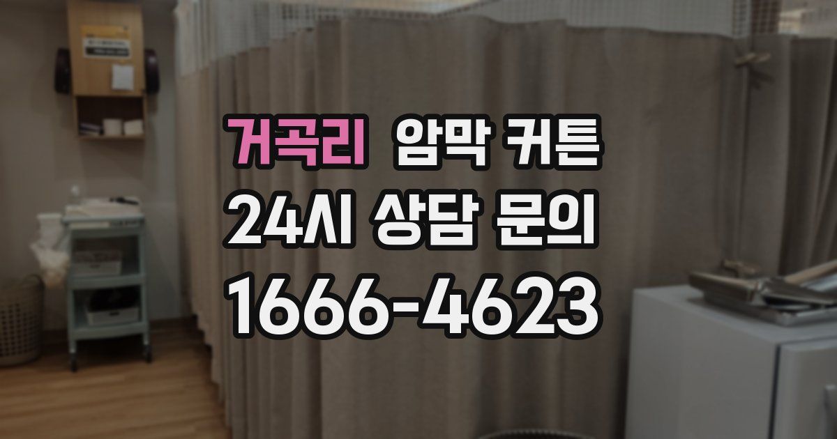 거곡리 암막 커튼