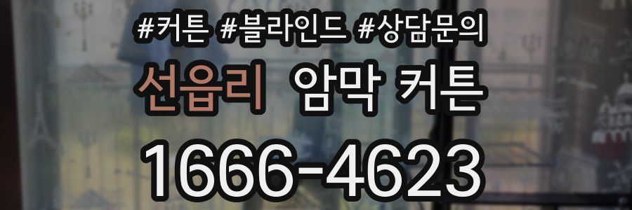 선읍리 암막 커튼