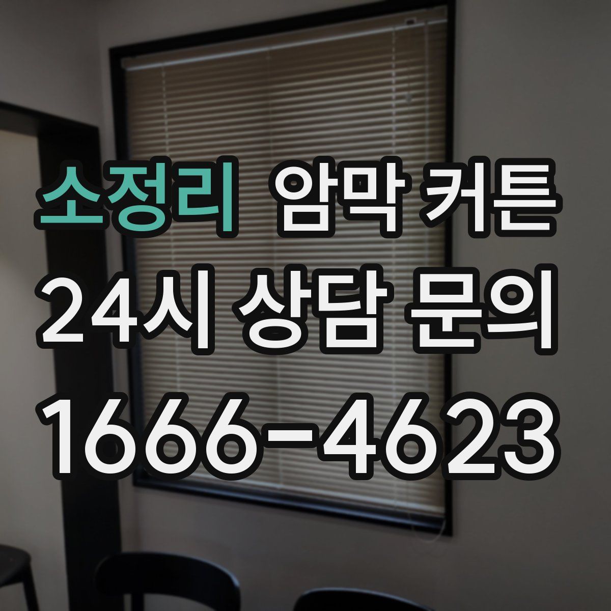소정리 암막 커튼