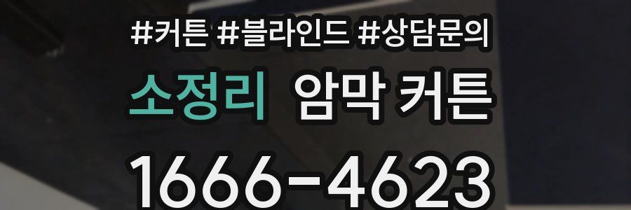 소정리 암막 커튼
