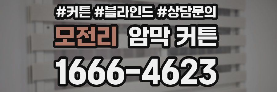 모전리 암막 커튼