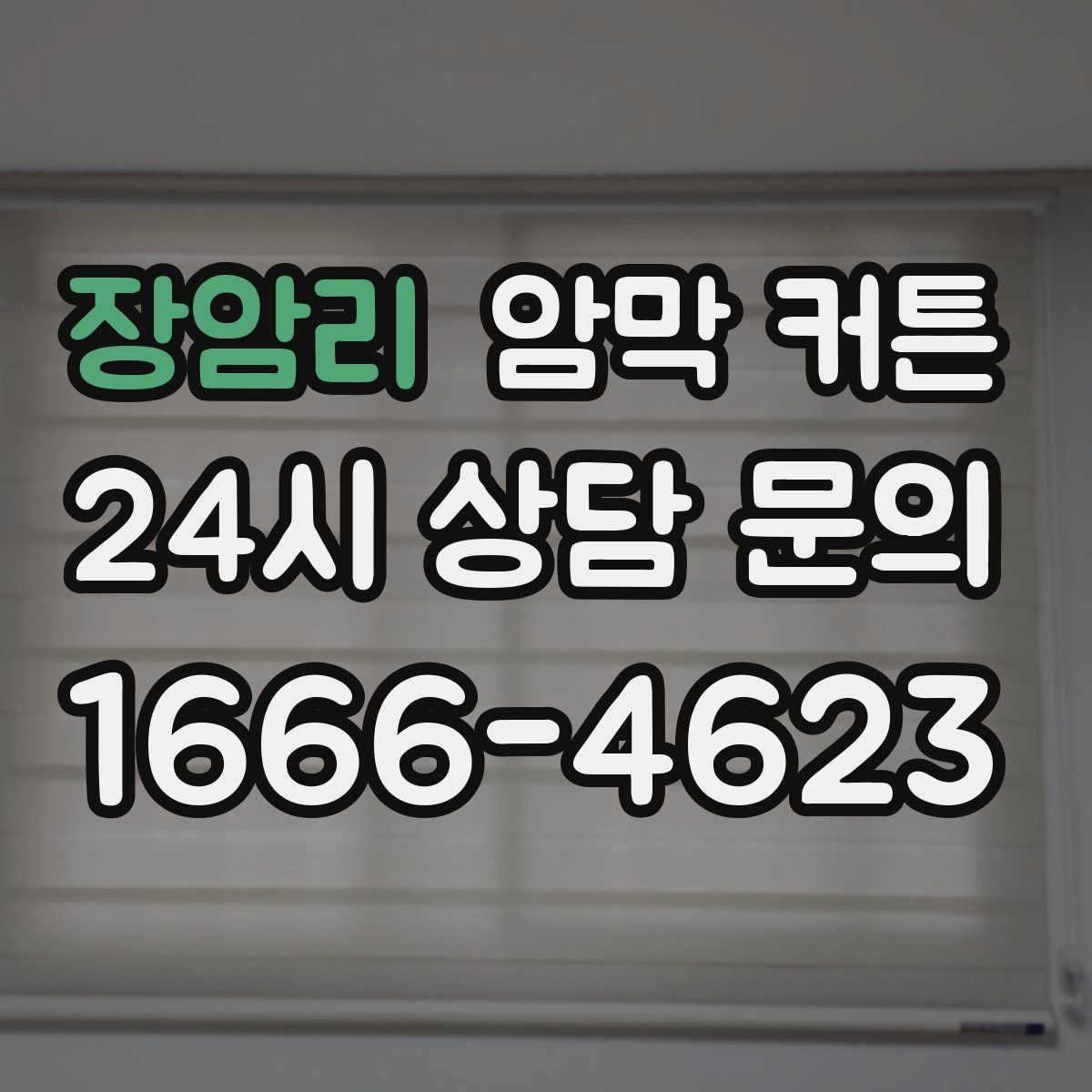장암리 암막 커튼