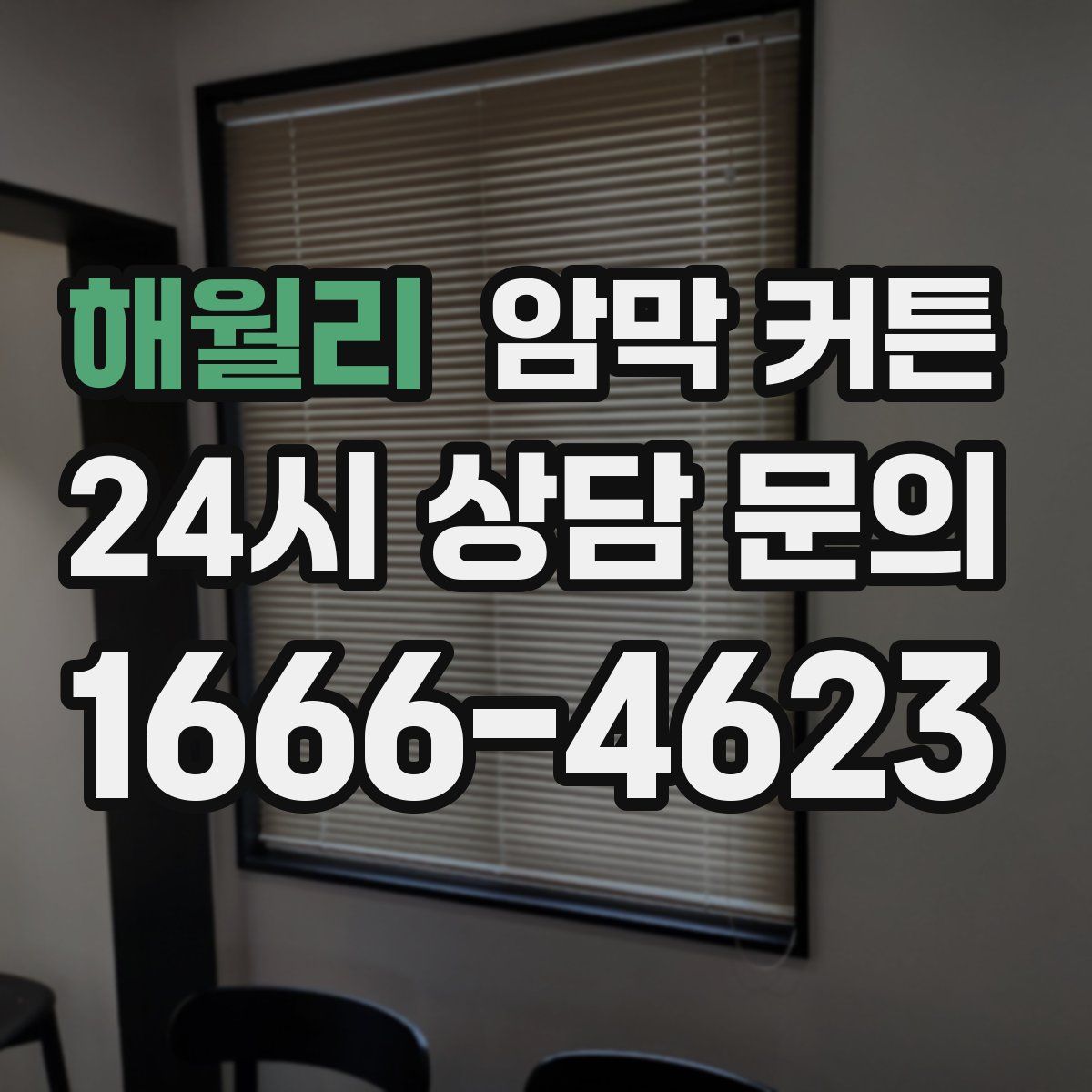 해월리 암막 커튼