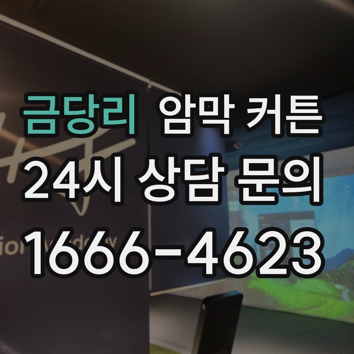 금당리 암막 커튼