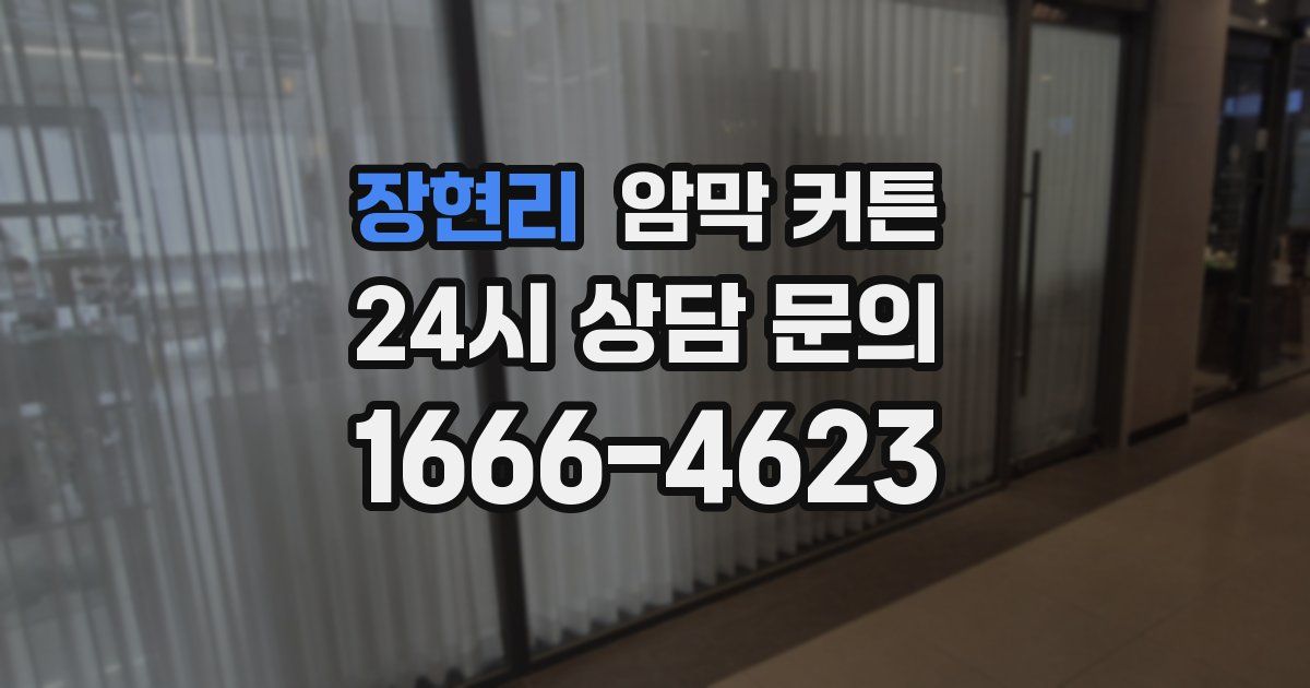 장현리 암막 커튼