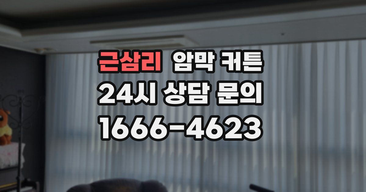 근삼리 암막 커튼