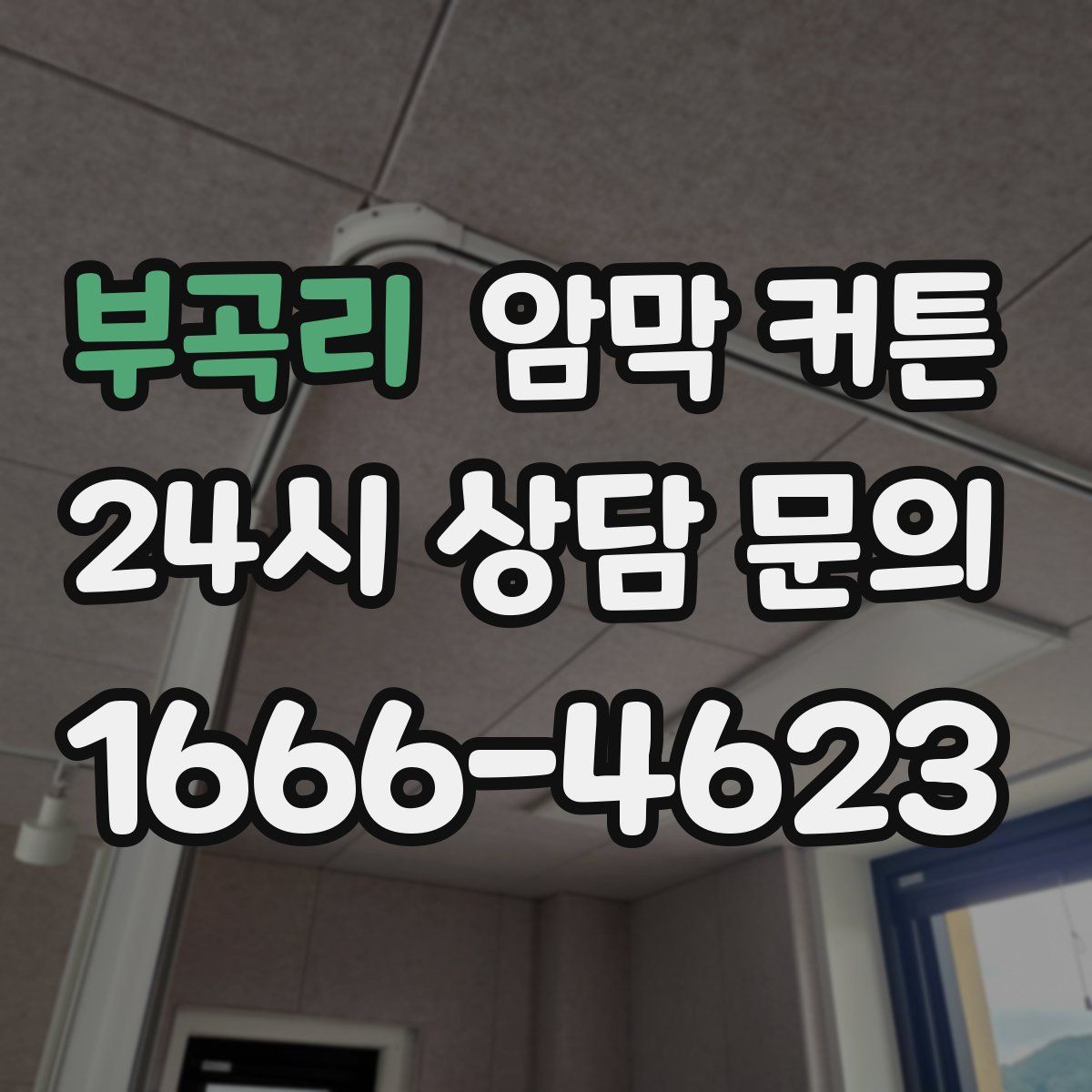 부곡리 암막 커튼