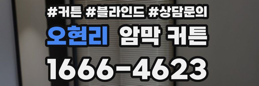 오현리 암막 커튼
