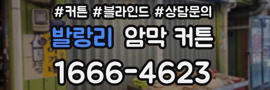 발랑리 암막 커튼