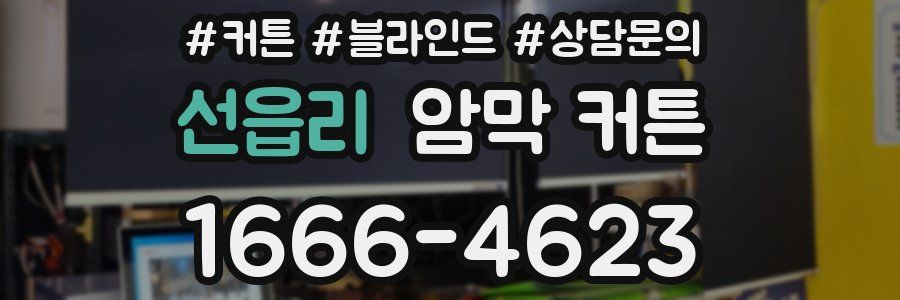 선읍리 암막 커튼