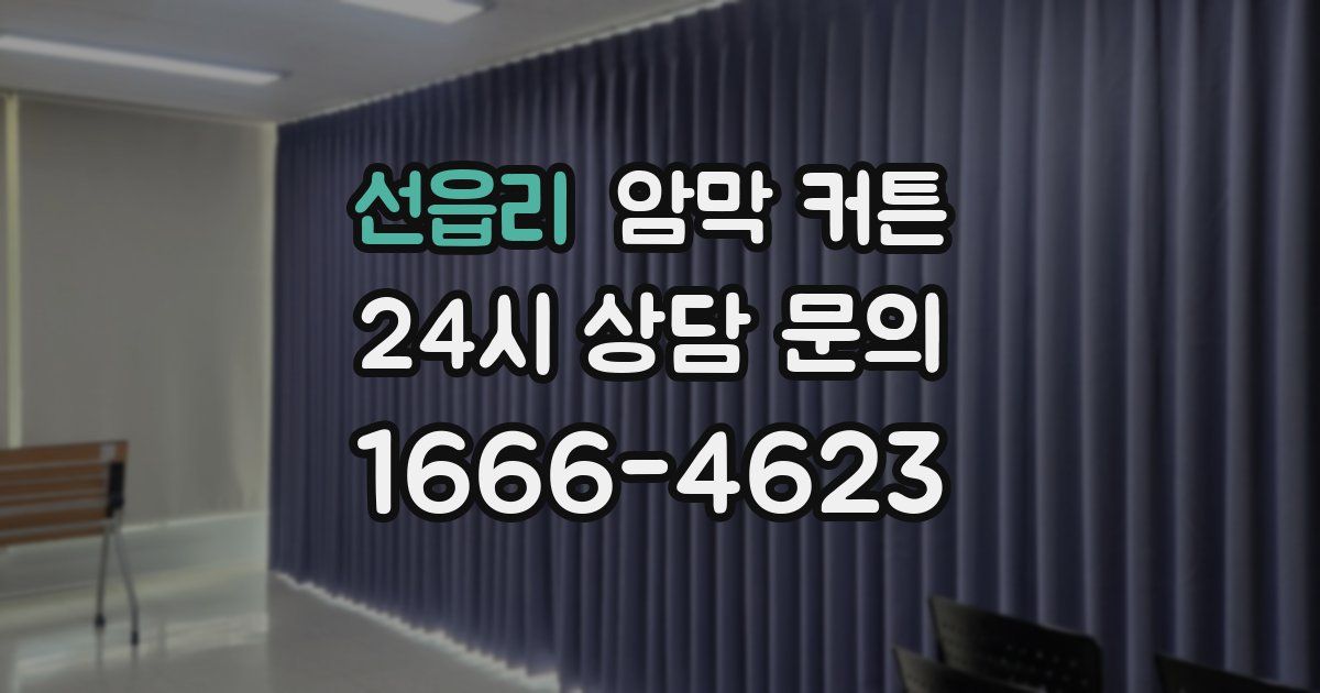 선읍리 암막 커튼