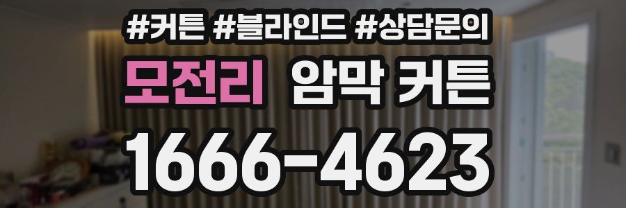 모전리 암막 커튼