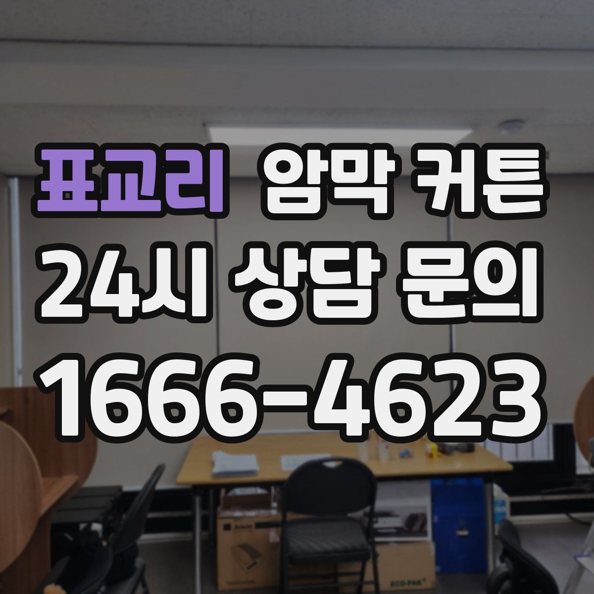 표교리 암막 커튼
