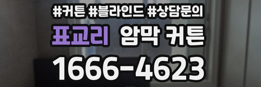 표교리 암막 커튼