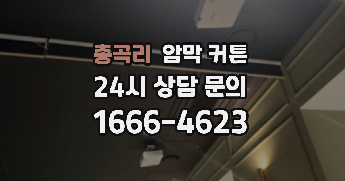 총곡리 암막 커튼