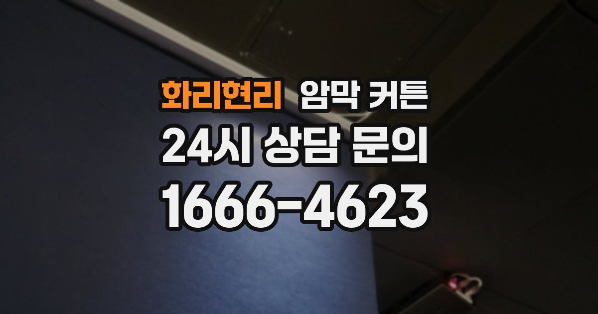 화리현리 암막 커튼