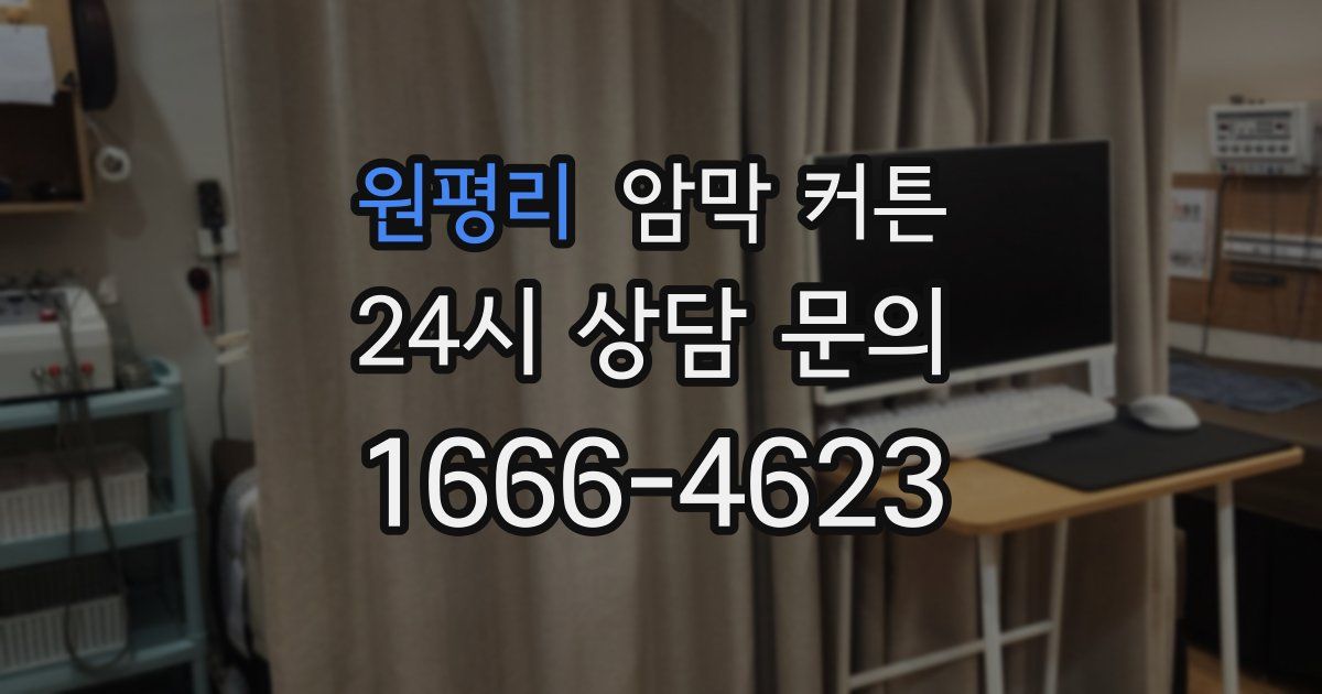 원평리 암막 커튼