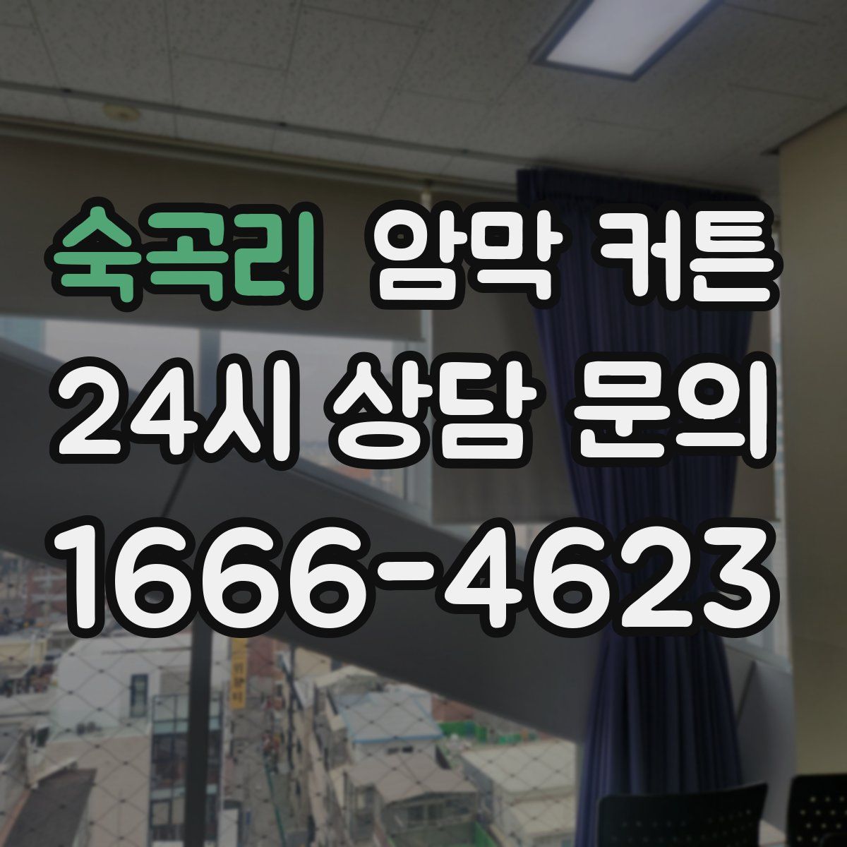 숙곡리 암막 커튼