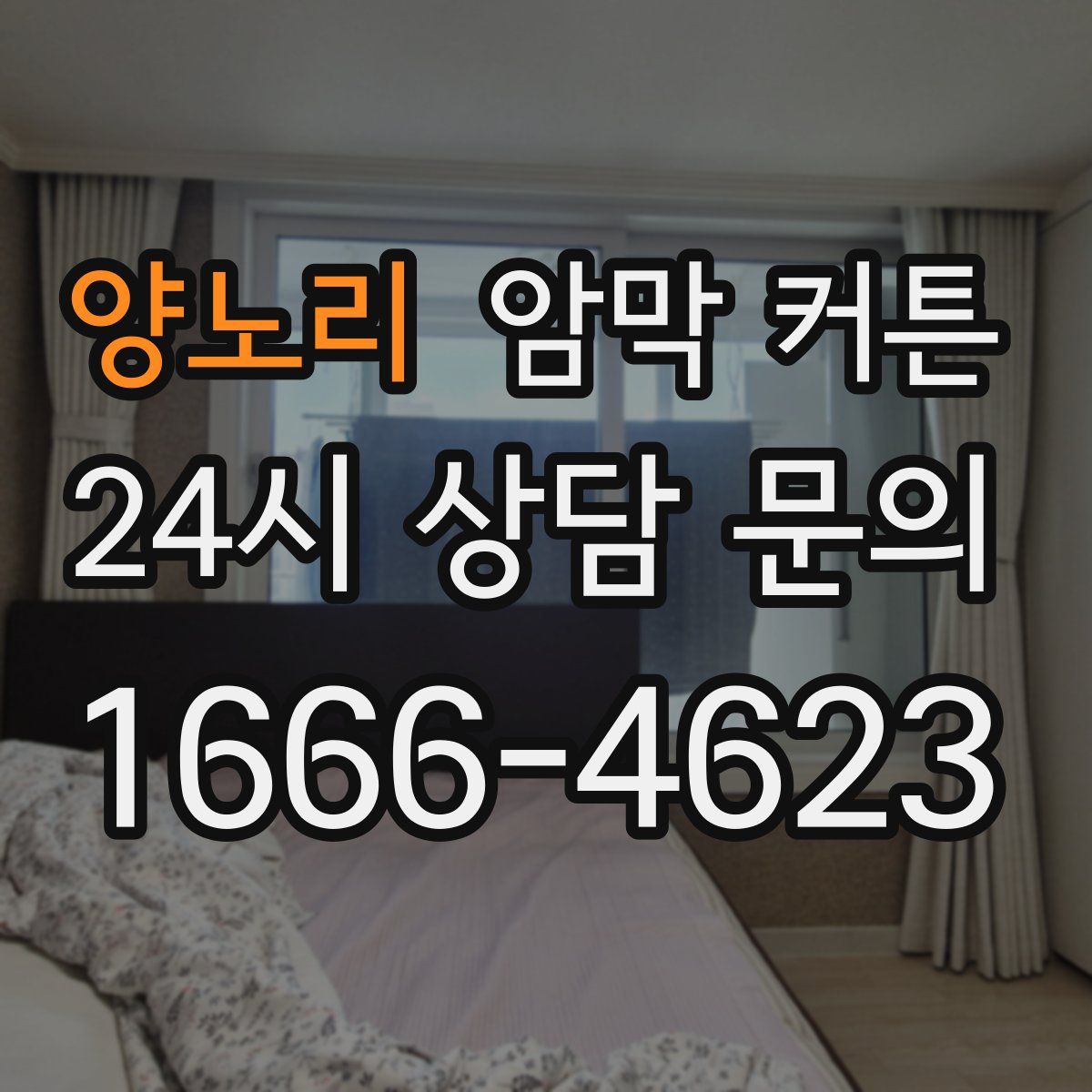 양노리 암막 커튼