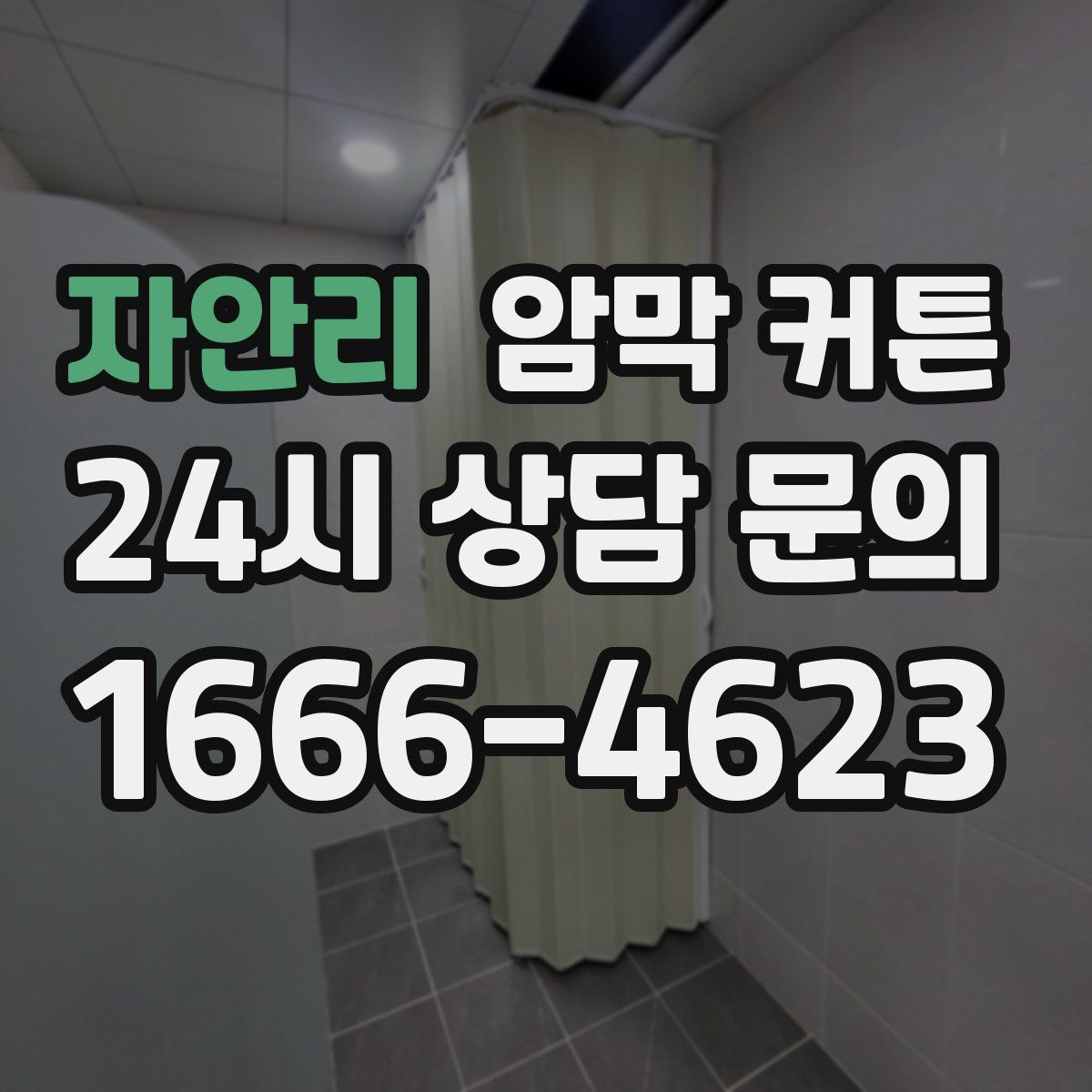 자안리 암막 커튼