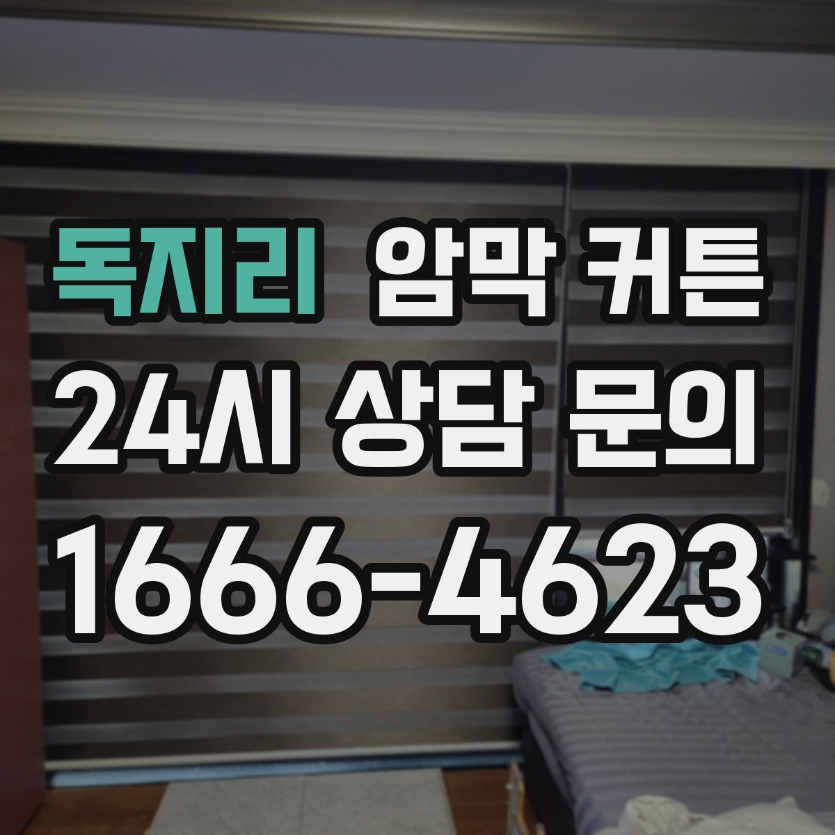 독지리 암막 커튼