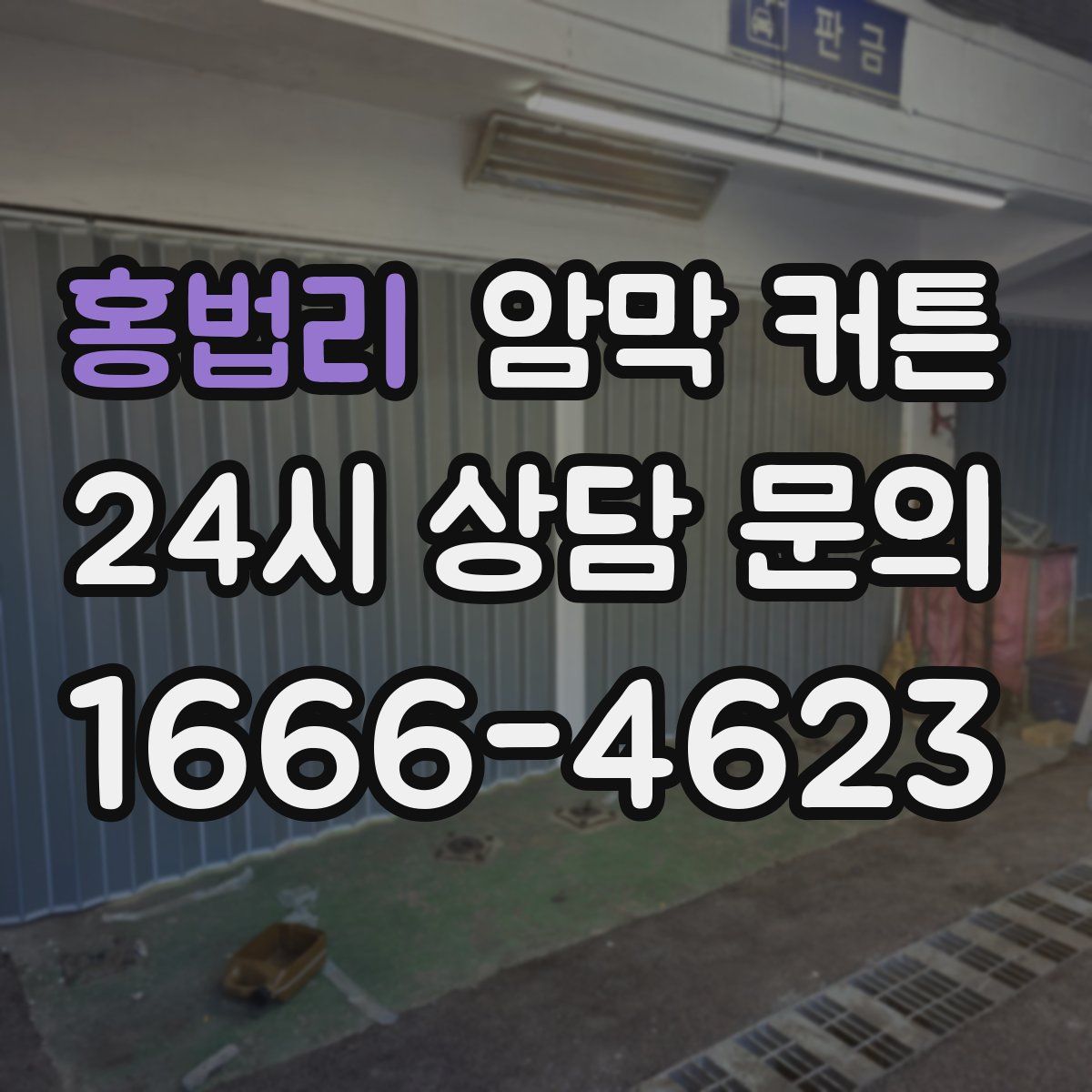 홍법리 암막 커튼